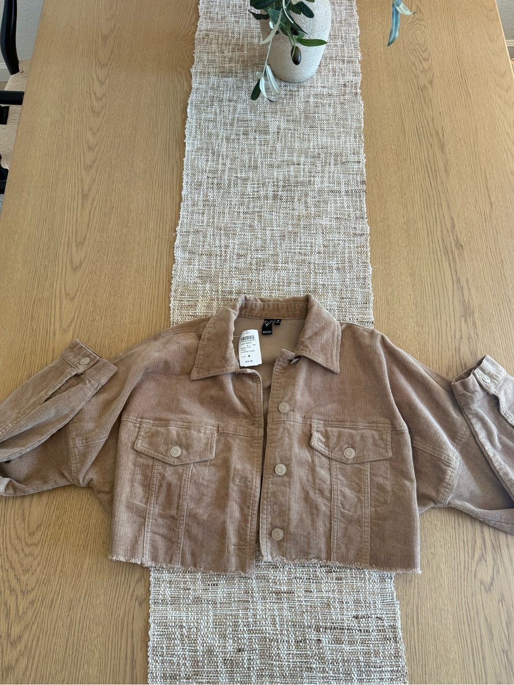 NWT CROPPED JACKET